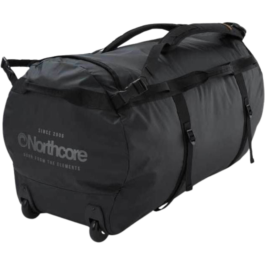 2026 Northcore Wheeled Duffle Bag 110L NOCO123D - Black / Grey